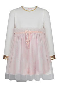 Flower girl mesh skirt