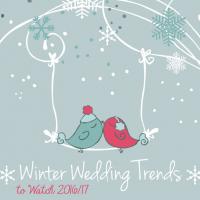 Winter Wedding Trends to Watch in 2016/17 Winter Wedding Trends
