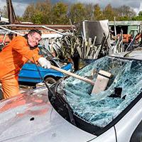 Unique Stag Do Ideas - car smash Unique Stag Do Ideas - car smash