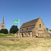 The Great Hall of Oakham Castle - get married surrounded by hundreds of giant golden horseshoes! great hall oakham