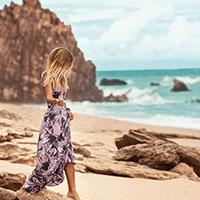 Girl wearing MAAJI swimwear collection Girl wearing MAAJI swimwear collection