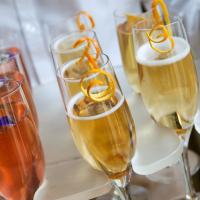 Vows and Venues – H+J wedding food trends prosecco