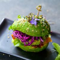 Vegan wedding – a green burger Vegan wedding – a green burger