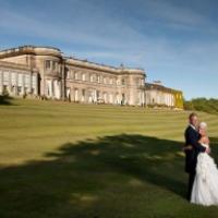 Bridal couple at Wynyard Hall Hotel and Spa, Tees Valley Bridal couple at Wynyard Hall Hotel and Spa, Tees Valley
